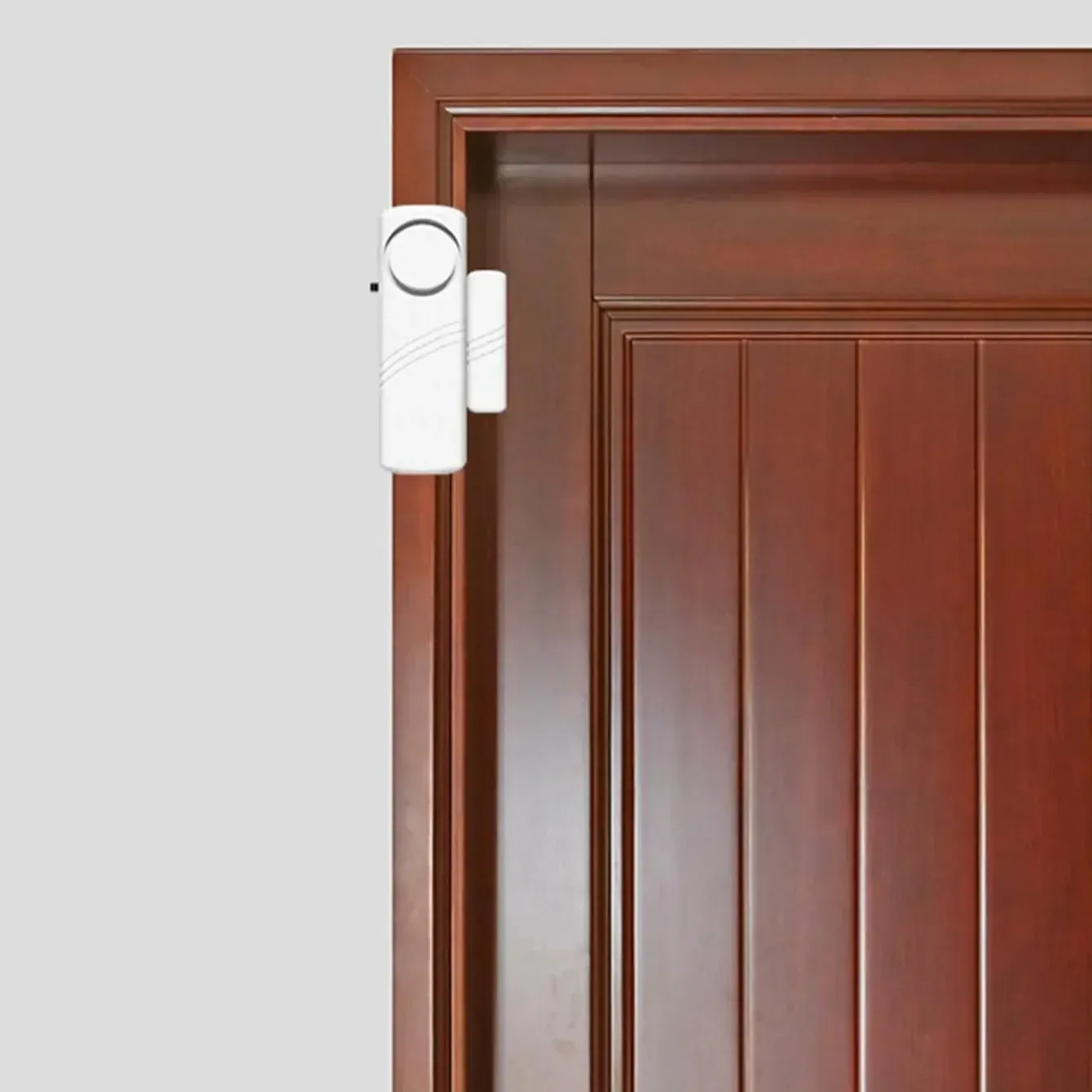 Lot de 2 détecteurs d'alarme magnétiques sans fil pour portes et fenêtres, système de sécurité domestique
