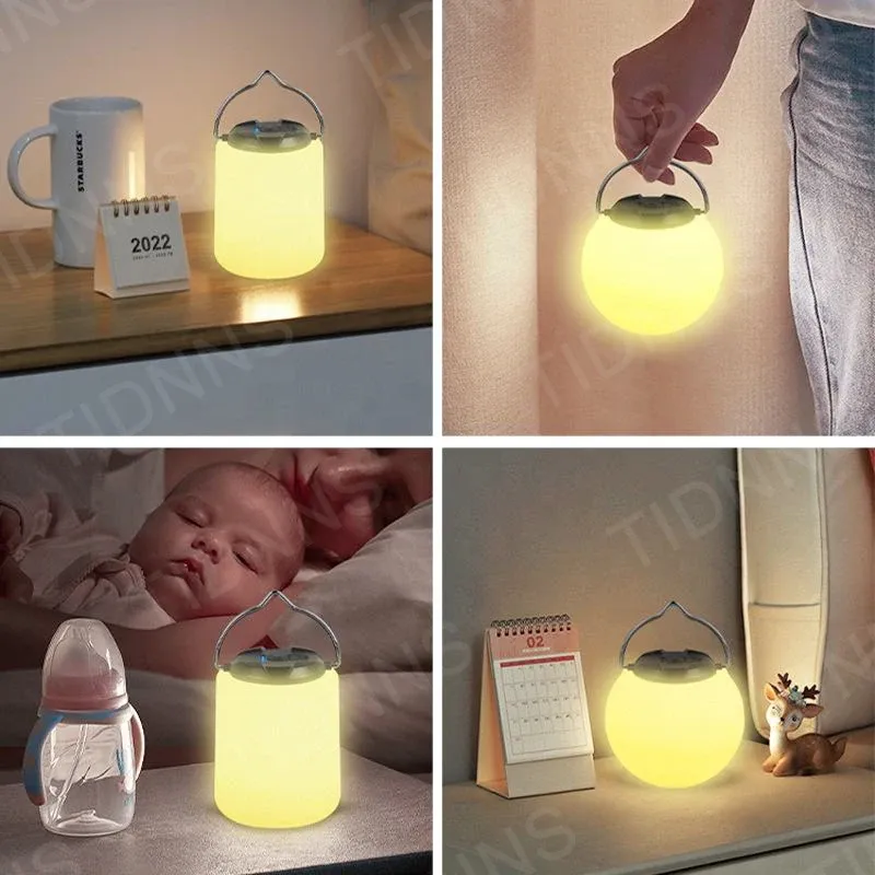 Lanterne LED rechargeable pour camping, lampe à batterie avec lampe de poche intégrée 5