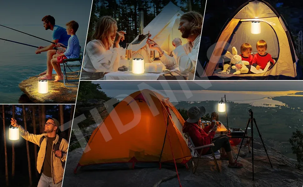 Lanterne LED rechargeable, vue finale