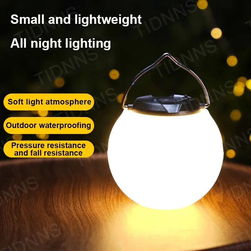 Lanterne LED rechargeable pour camping, lampe à batterie avec lampe de poche intégrée 8