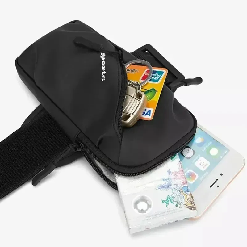 Support de téléphone pour course à pied, brassard universel étanche en PU pour iPhone et Samsung 4