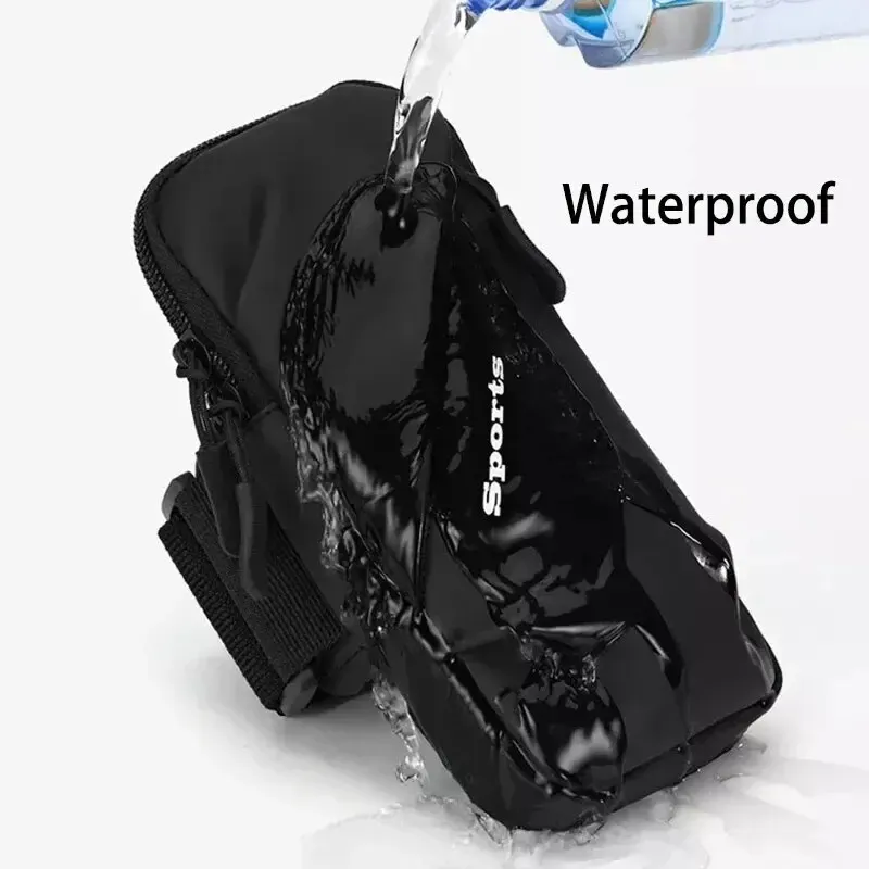 Support de téléphone pour course à pied, brassard universel étanche en PU pour iPhone et Samsung 5