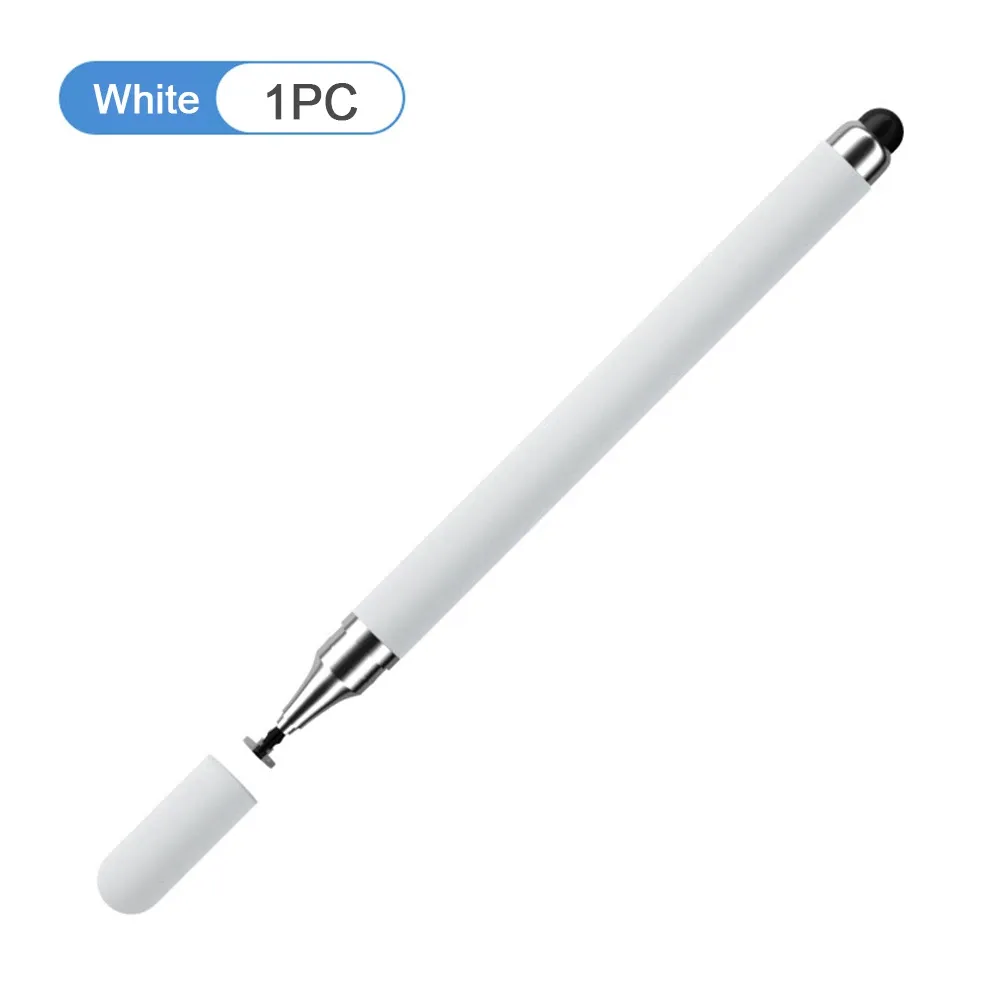 Stylet universel 2 en 1 pour tablette et smartphone Android et iOS, compatible iPad, stylet capacitif pour écran tactile, lot de 2 8