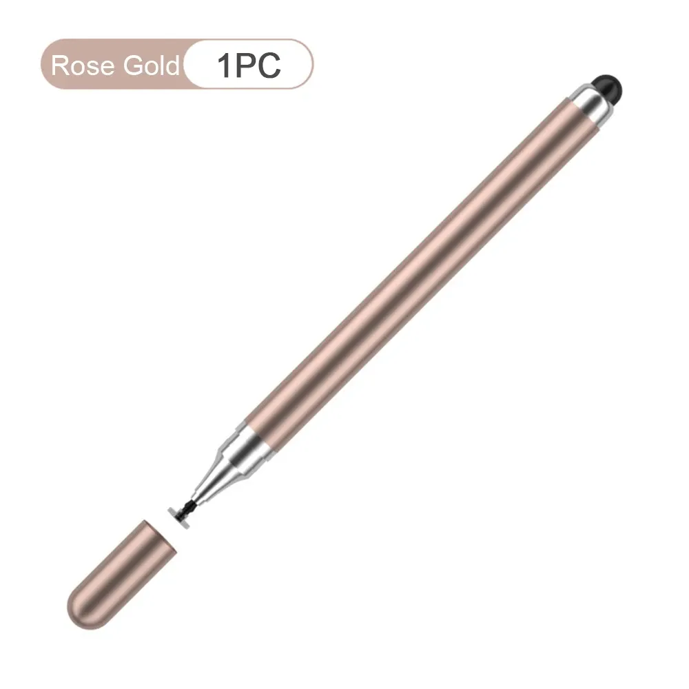 Stylet universel 2 en 1 pour tablette et smartphone Android et iOS, compatible iPad, stylet capacitif pour écran tactile, lot de 2 12