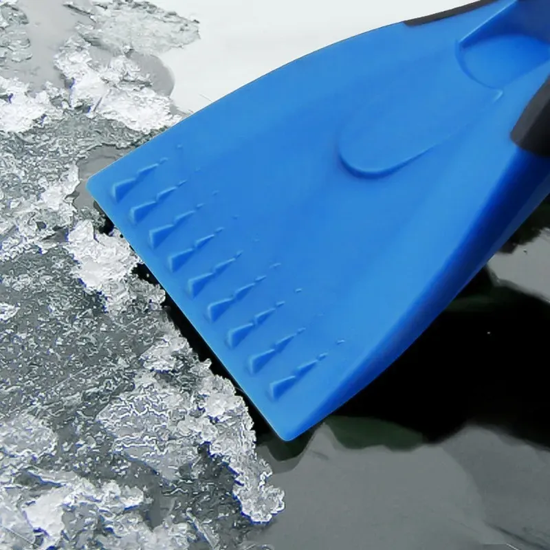 Grattoir à glace en silicone pour voiture, pelle à neige avec poignée souple, outil de déneigement d'hiver, accessoire automobile 2