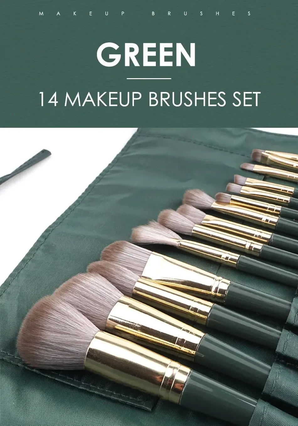 Pinceaux de maquillage doux moelleux