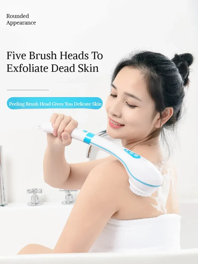 Brosse de bain électrique cinq en un, ambiance salle de bain