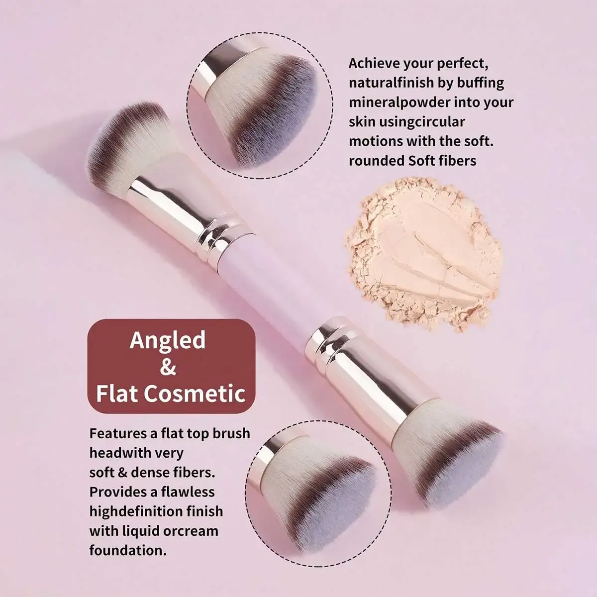 Ensemble de pinceaux compact pour les voyages