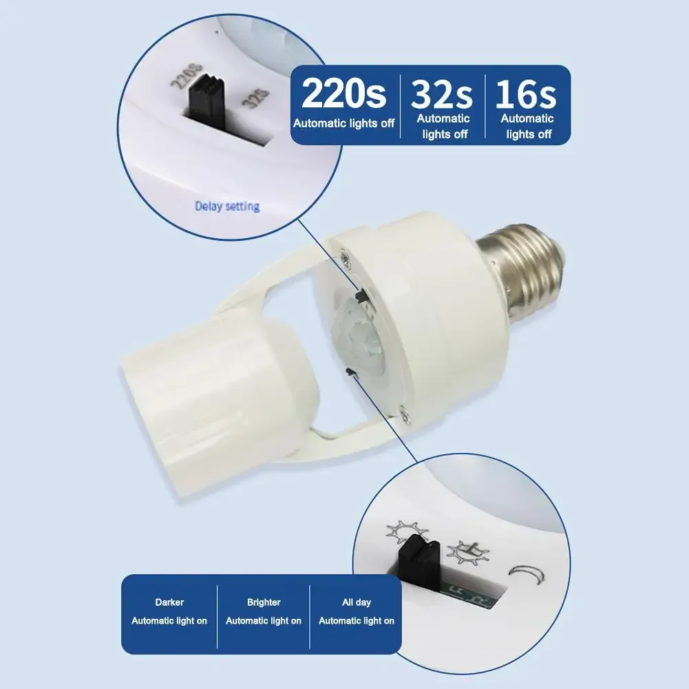 Adaptateur d'éclairage à détection de mouvement