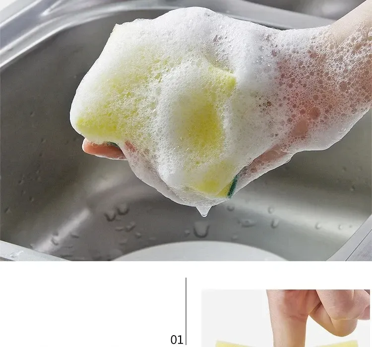 Éponges adaptées à de multiples surfaces
