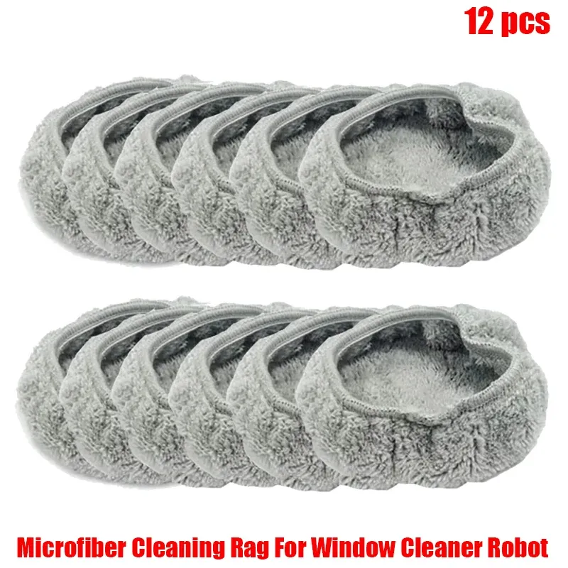 Chiffon en microfibre réutilisable de 14,5 cm pour robot nettoyeur de vitres et robot aspirateur 7