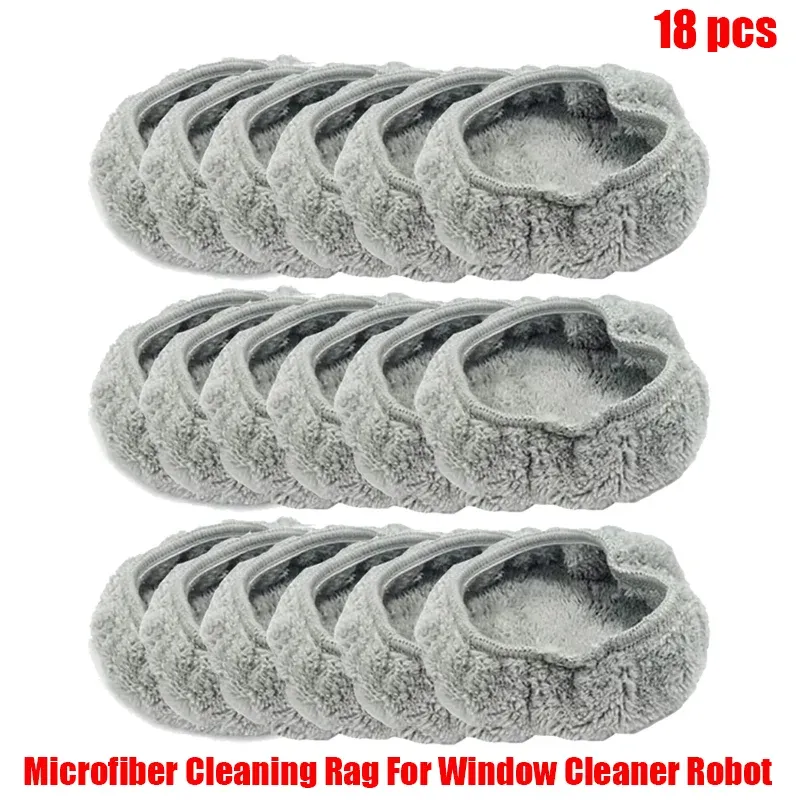 Chiffon en microfibre réutilisable de 14,5 cm pour robot nettoyeur de vitres et robot aspirateur 8