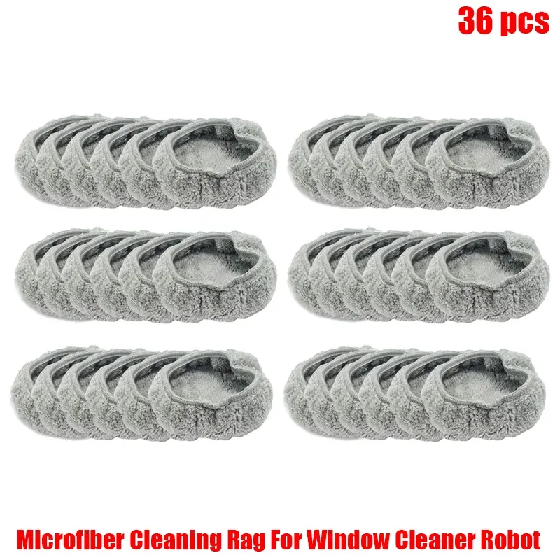 Chiffon en microfibre réutilisable de 14,5 cm pour robot nettoyeur de vitres et robot aspirateur 11