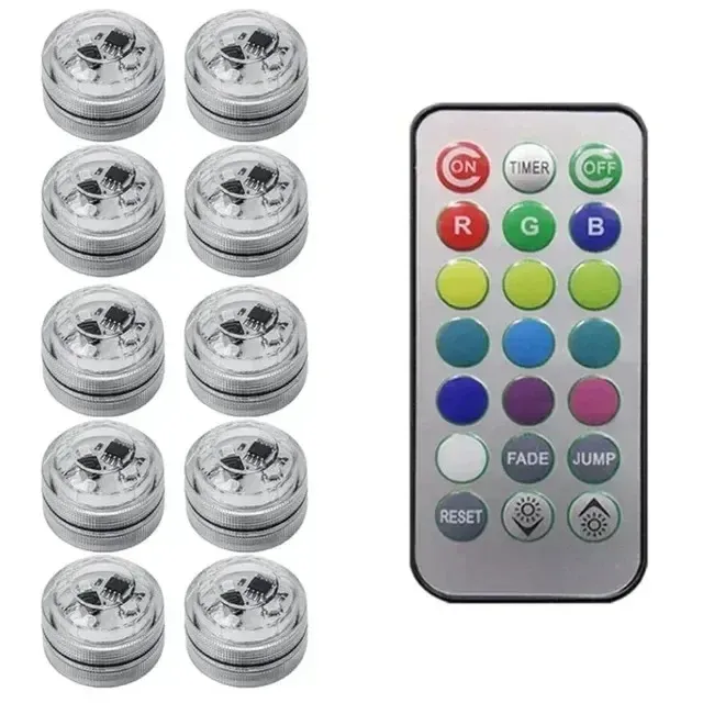 Ensemble de lumières d'ambiance LED pour intérieur de voiture avec télécommande, bandes adhésives colorées pour éclairage de pied de custode, 13 couleurs 9