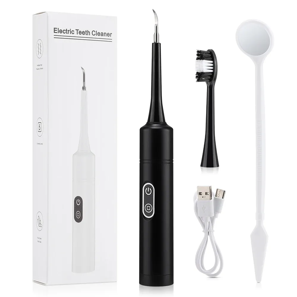 Détartreur dentaire électrique avec brosse à dents, éliminateur de tartre et de plaque par vibration, soin bucco-dentaire, améliore l'haleine 7