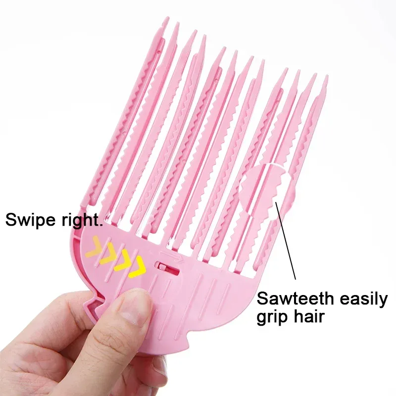Pinces à friser sans chaleur pour un volume et une texture naturels, lot de 2 4