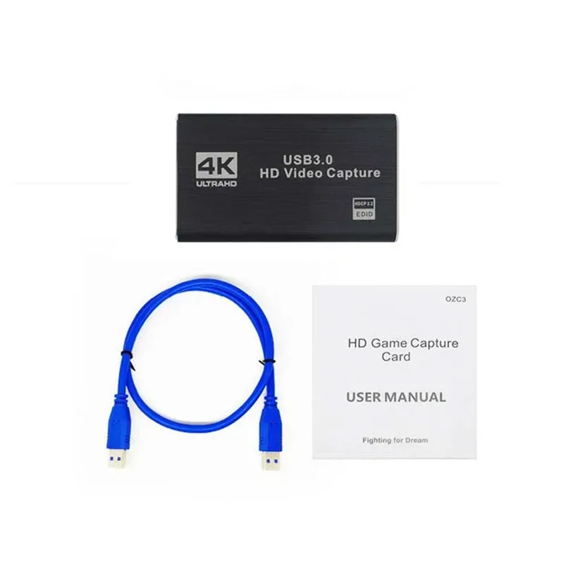 Carte de capture vidéo USB 3.0 4K HDTV 1080p 60 Hz pour PS4 et OBS 6