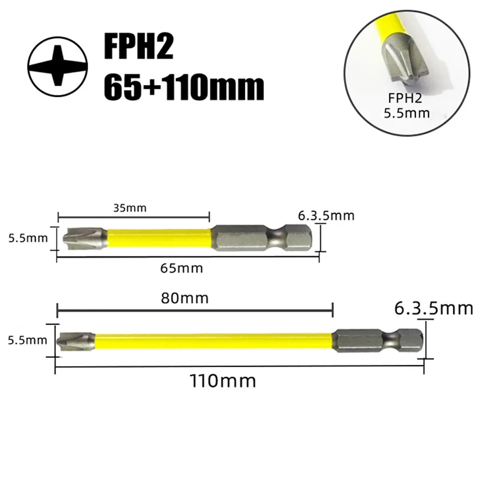 Embout de tournevis cruciforme spécial pour électriciens, vue principale