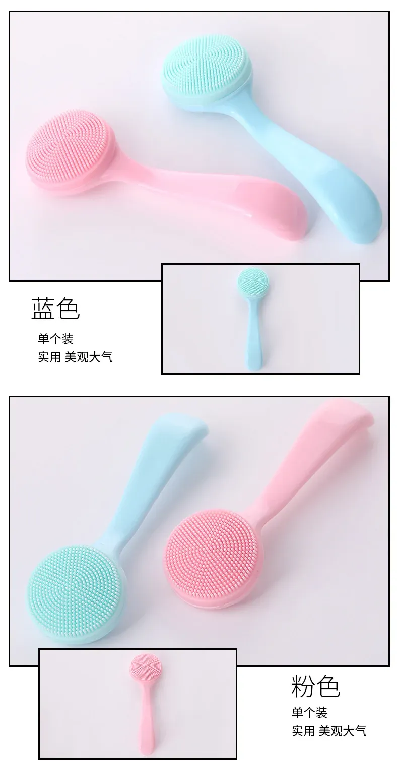 Brosse de nettoyage du visage en utilisation