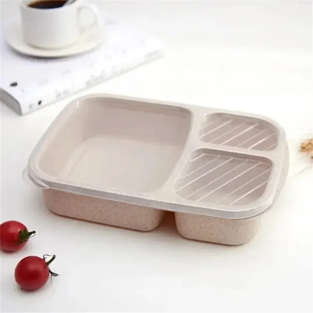 Boîte Bento à 3 compartiments, pique-nique