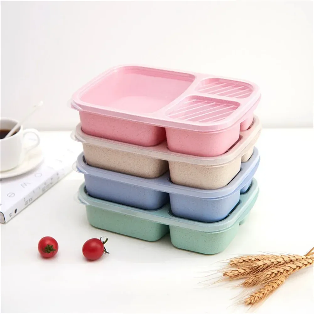 Boîte Bento à 3 compartiments, en détail