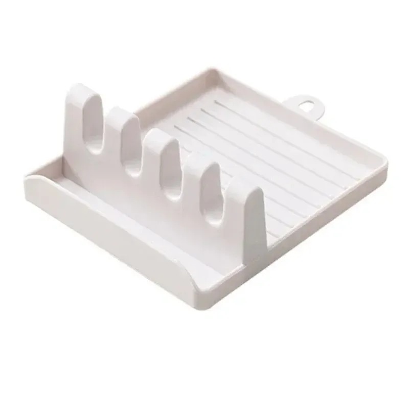 Support de couvercle de casserole, repose-couvercle, support de spatule pour cuisinière, organisateur d'ustensiles de cuisine 8