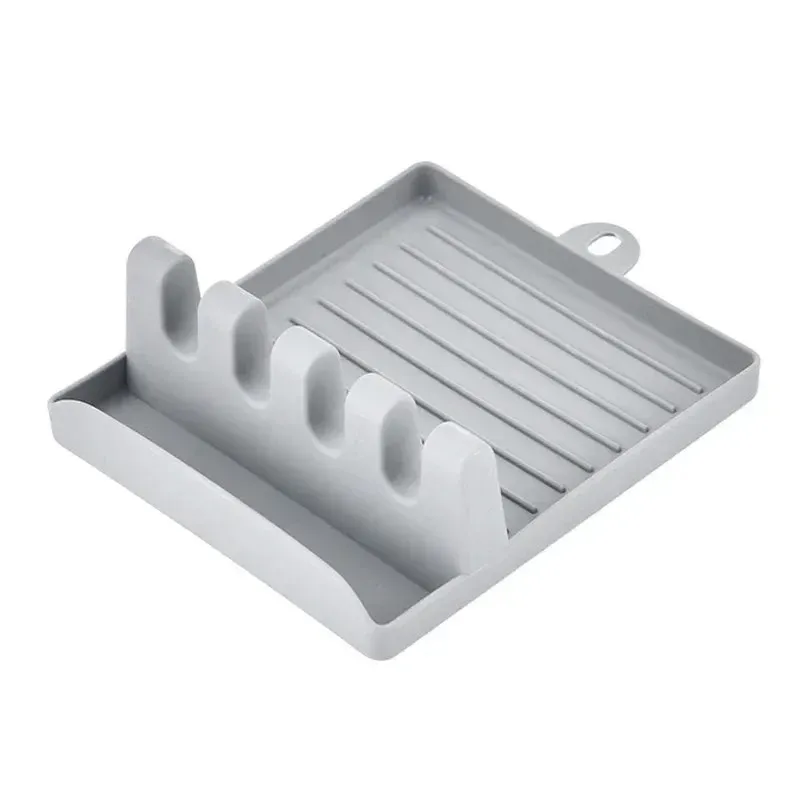 Support de couvercle de casserole, repose-couvercle, support de spatule pour cuisinière, organisateur d'ustensiles de cuisine 9
