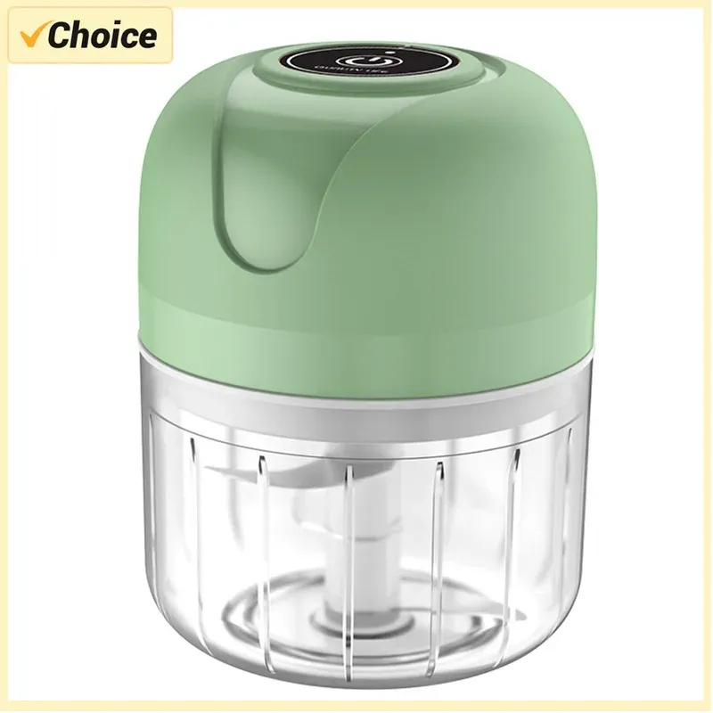 Hachoir à ail électrique 250 ml, mini hachoir alimentaire de cuisine, rechargeable USB, portable