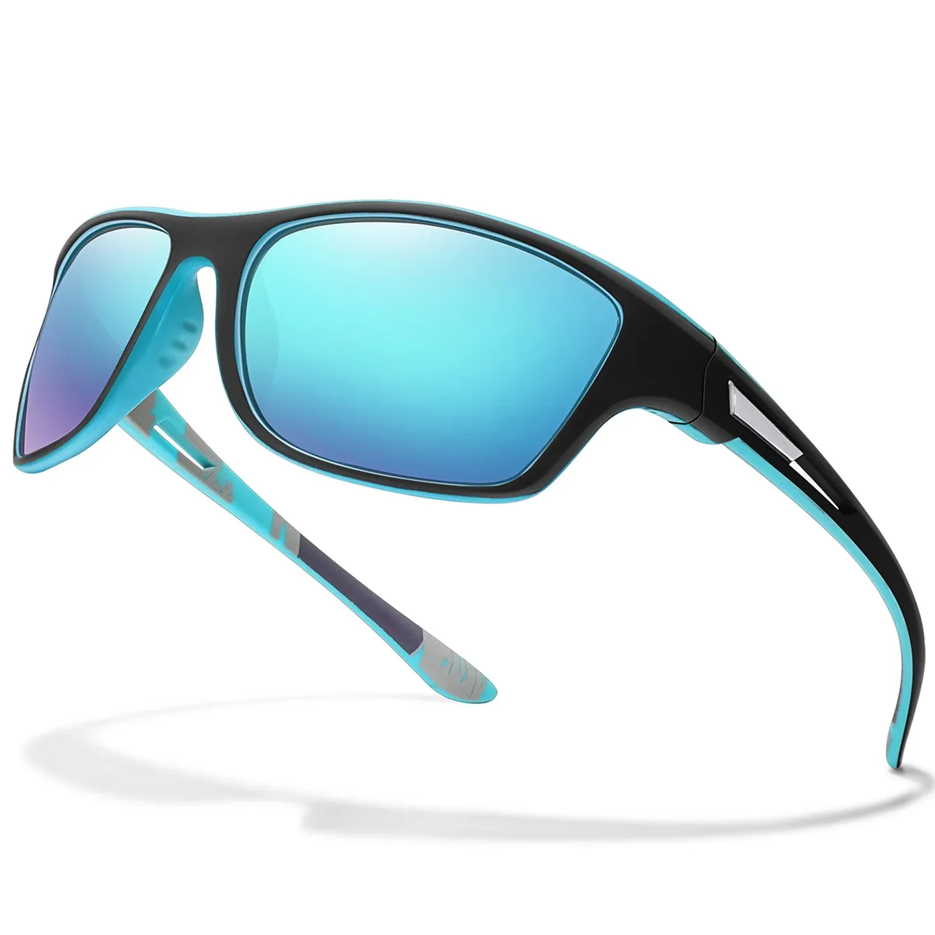 Lunettes de soleil polarisées unisexes pour la pêche, le cyclisme, la conduite et la randonnée, protection UV400, verres TAC anti-éblouissement, 1 pièce 4