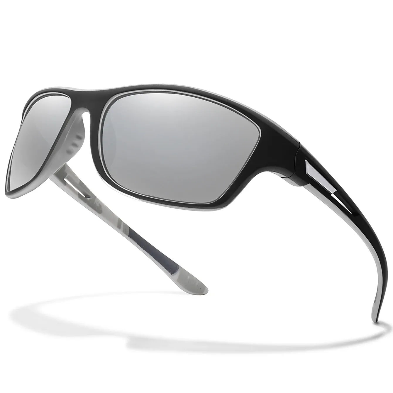 Lunettes de soleil polarisées unisexes pour la pêche, le cyclisme, la conduite et la randonnée, protection UV400, verres TAC anti-éblouissement, 1 pièce 6