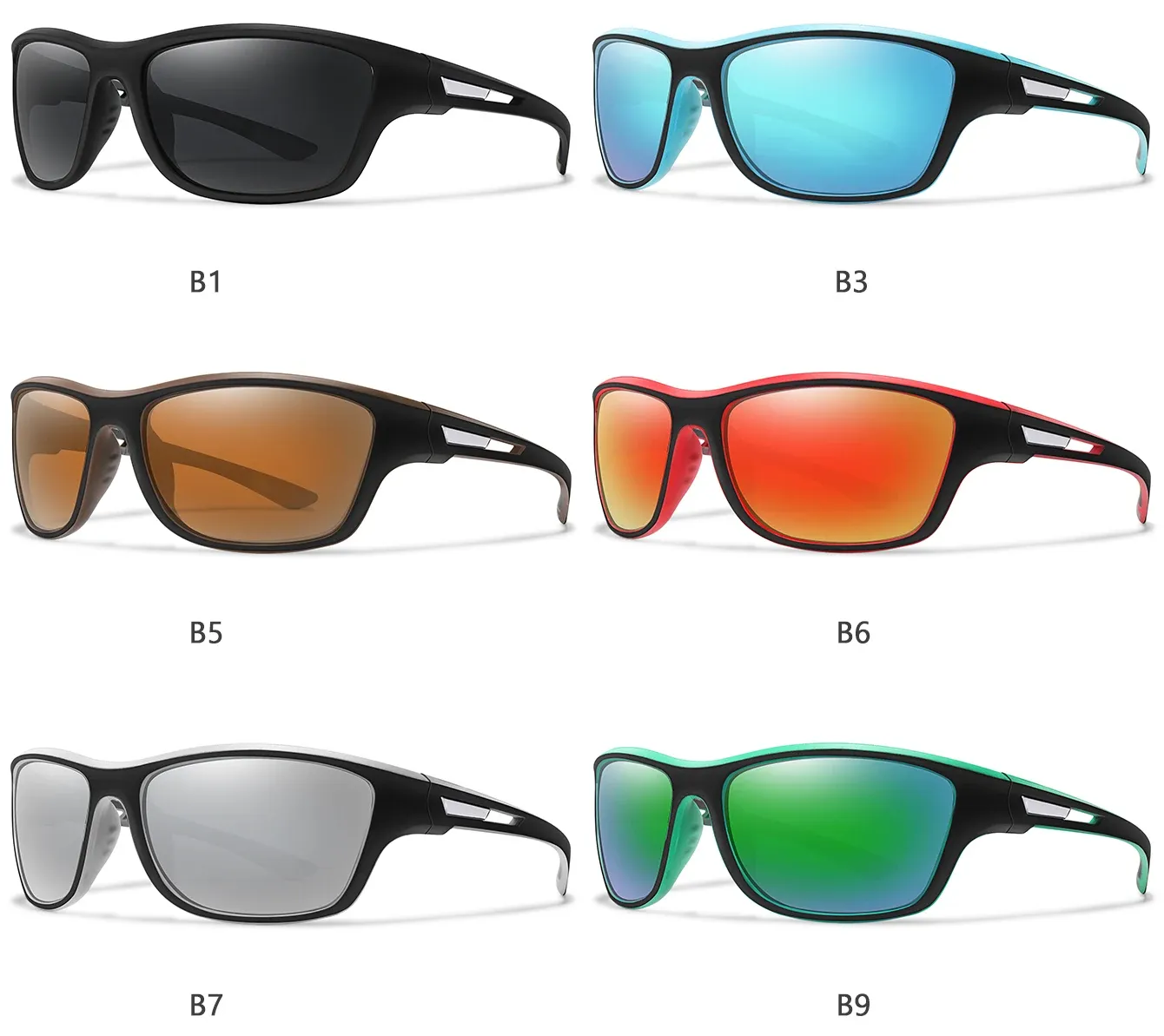 Lunettes polarisées, finitions soignées