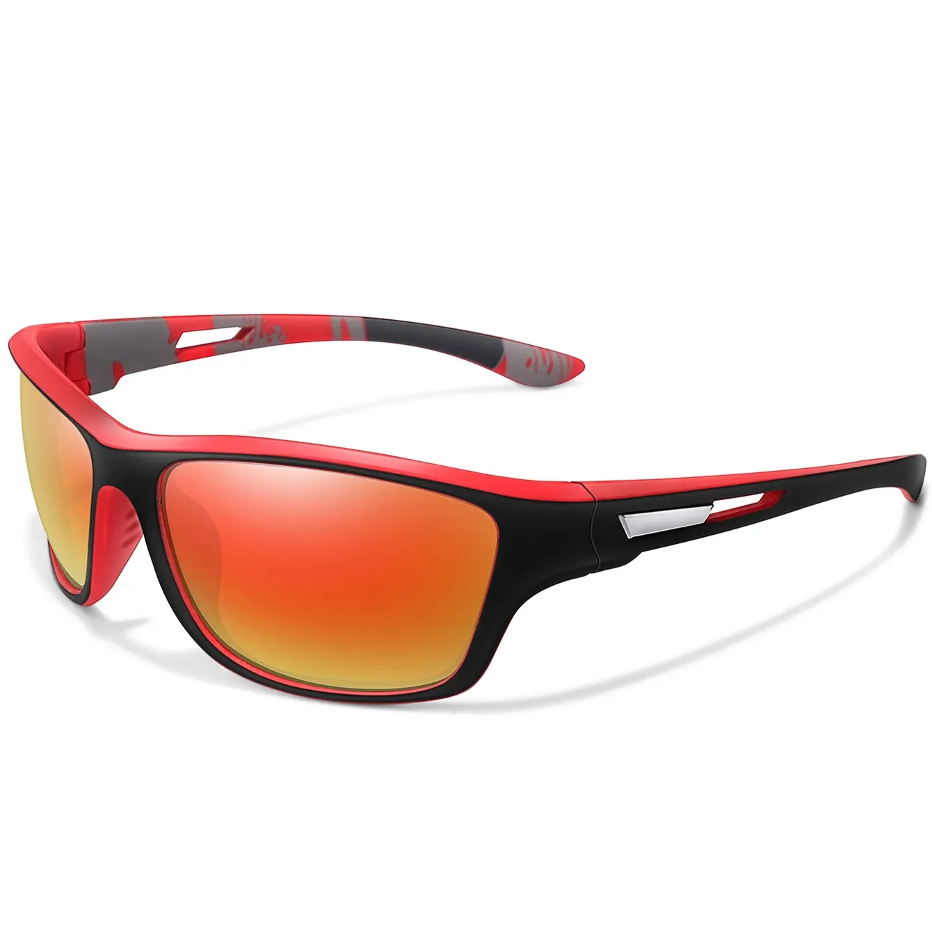 Lunettes de soleil polarisées unisexes pour la pêche, le cyclisme, la conduite et la randonnée, protection UV400, verres TAC anti-éblouissement, 1 pièce 8