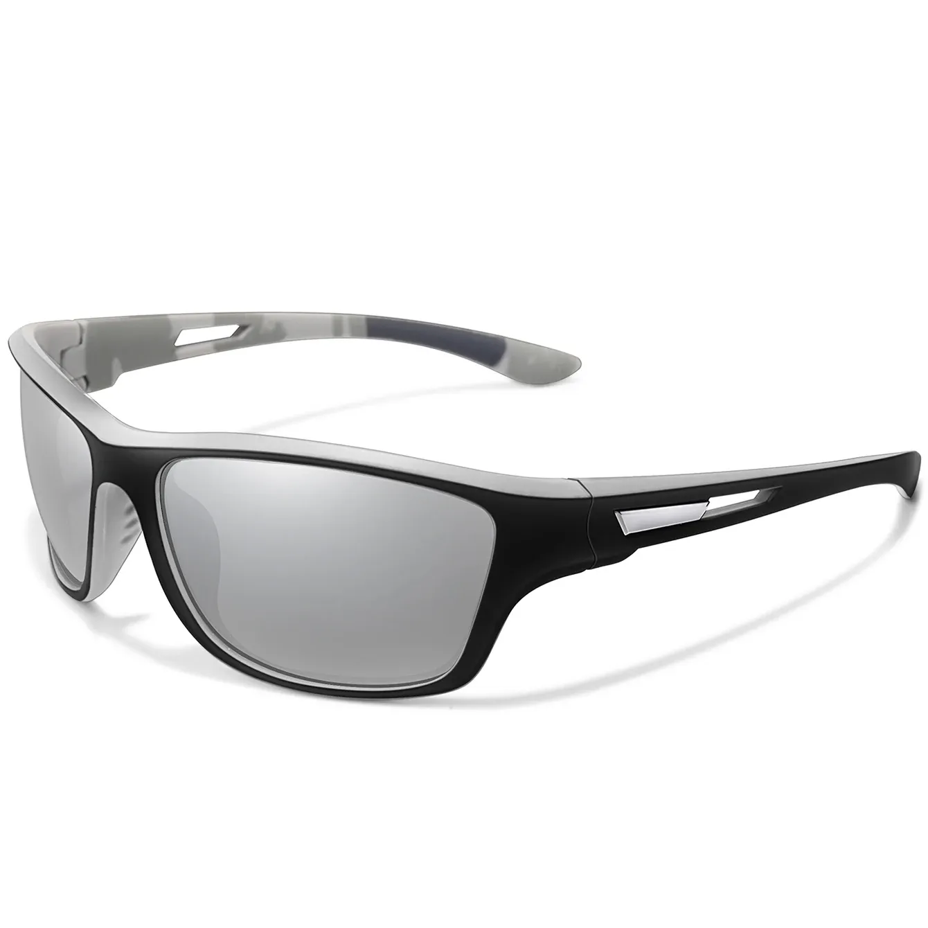 Lunettes de soleil polarisées unisexes pour la pêche, le cyclisme, la conduite et la randonnée, protection UV400, verres TAC anti-éblouissement, 1 pièce 9