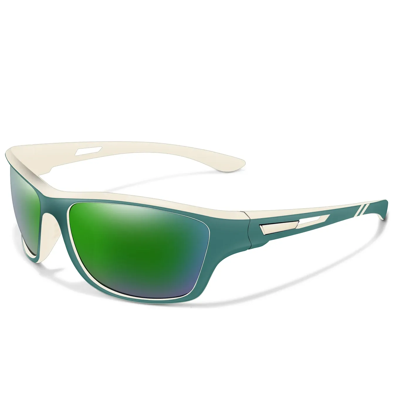 Lunettes de soleil polarisées unisexes pour la pêche, le cyclisme, la conduite et la randonnée, protection UV400, verres TAC anti-éblouissement, 1 pièce 15