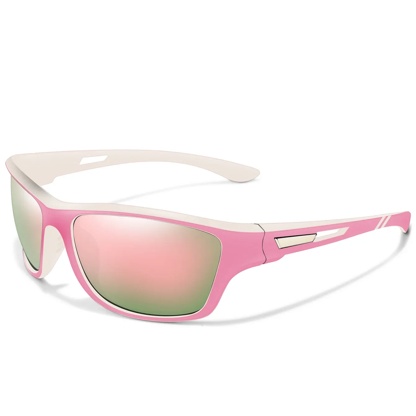 Lunettes de soleil polarisées unisexes pour la pêche, le cyclisme, la conduite et la randonnée, protection UV400, verres TAC anti-éblouissement, 1 pièce 12