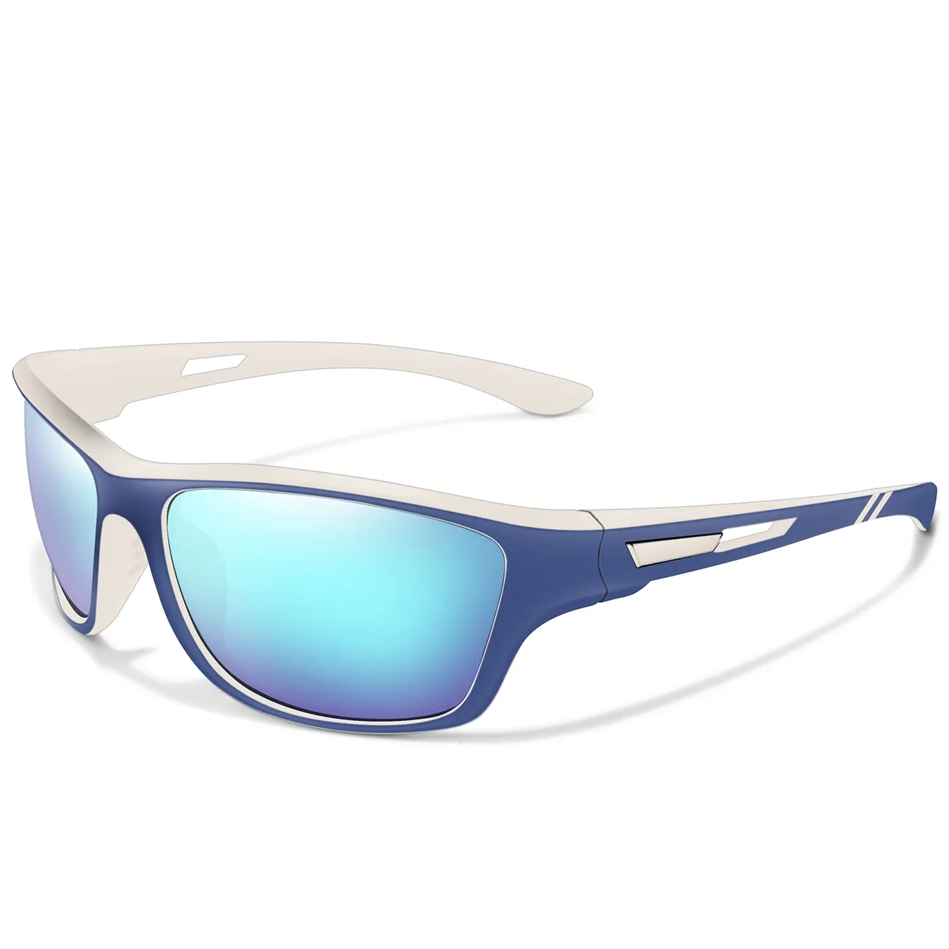 Lunettes de soleil polarisées unisexes pour la pêche, le cyclisme, la conduite et la randonnée, protection UV400, verres TAC anti-éblouissement, 1 pièce 14