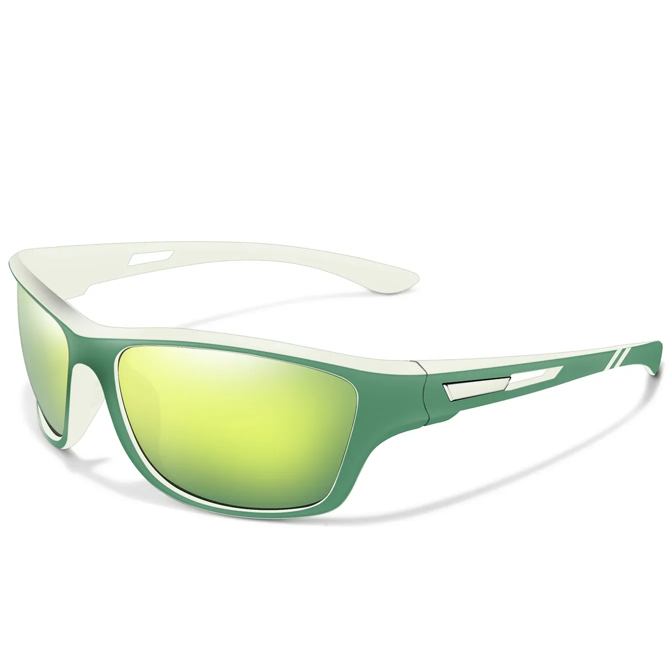 Lunettes de soleil polarisées unisexes pour la pêche, le cyclisme, la conduite et la randonnée, protection UV400, verres TAC anti-éblouissement, 1 pièce 13