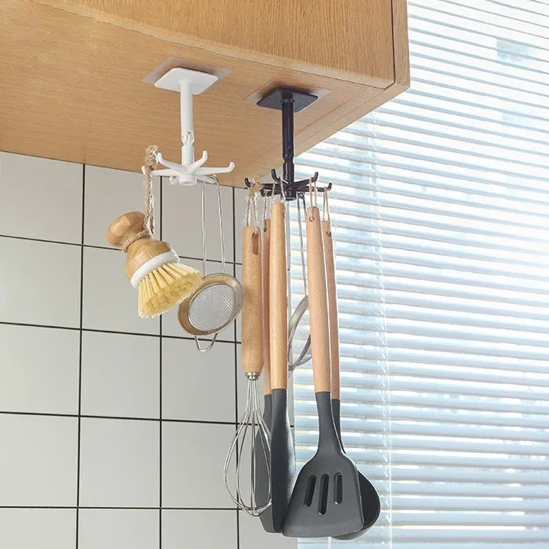 Organisateur mural pour cuisine et salle de bain avec support pour couvercles et accessoires de cuisson, égouttoir à vaisselle pour placard ou étagère 1
