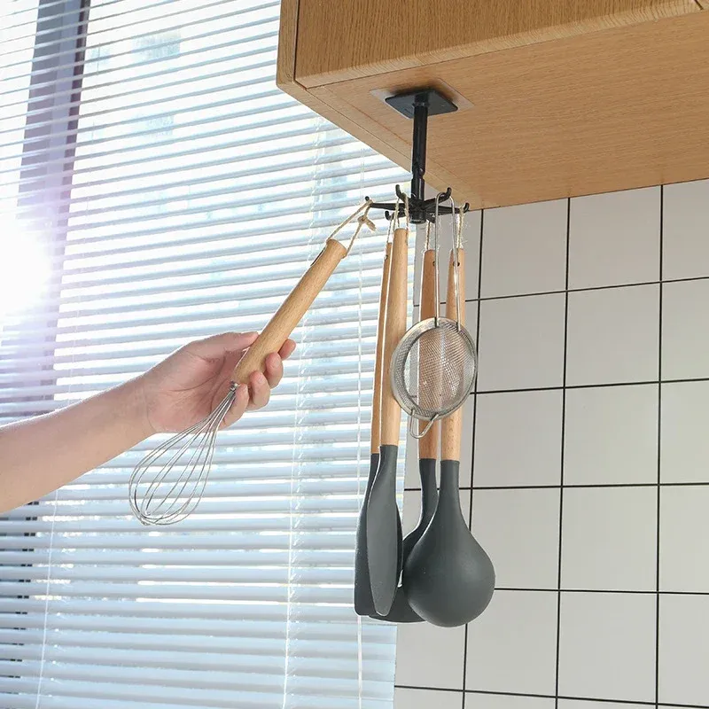 Organisateur mural pour cuisine et salle de bain avec support pour couvercles et accessoires de cuisson, égouttoir à vaisselle pour placard ou étagère 3