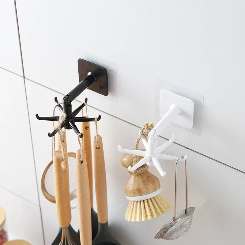 Organisateur mural pour cuisine et salle de bain avec support pour couvercles et accessoires de cuisson, égouttoir à vaisselle pour placard ou étagère 2