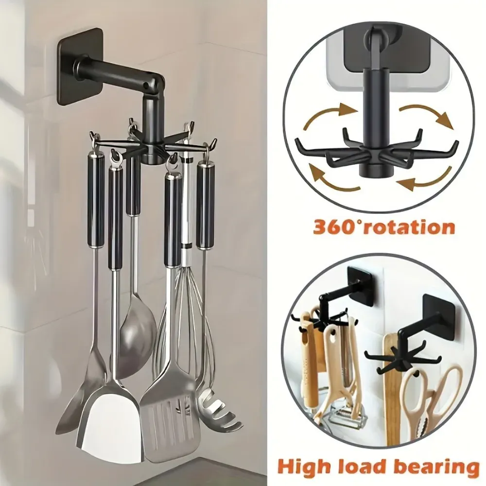 Organisateur mural pour cuisine et salle de bain avec support pour couvercles et accessoires de cuisson, égouttoir à vaisselle pour placard ou étagère 6