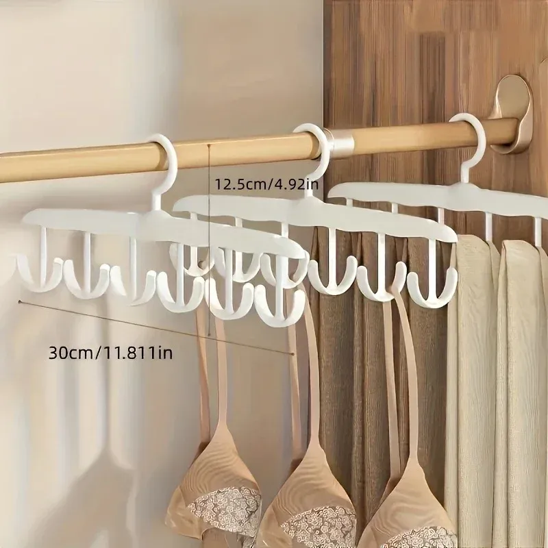 Cintre rotatif à 12 crochets pour accessoires