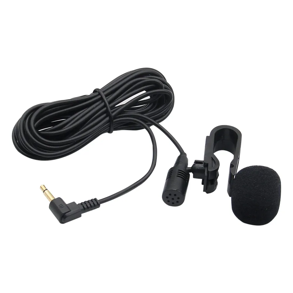 Détail du clip de fixation du microphone