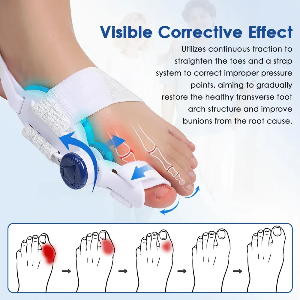 Correcteur d'hallux valgus avec coussinet rafraîchissant, vue 2