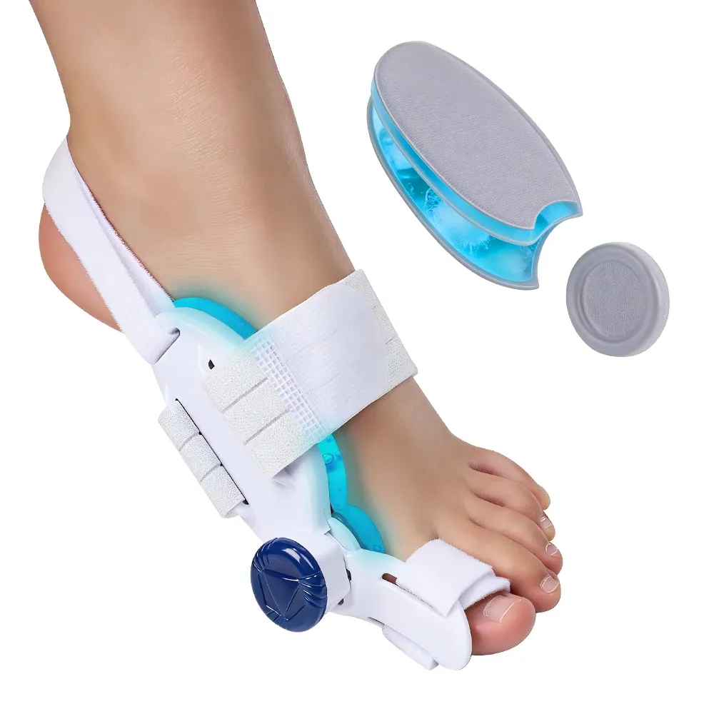 Correcteur d'hallux valgus avec coussinet rafraîchissant, orthèse ajustable pour le pied 7