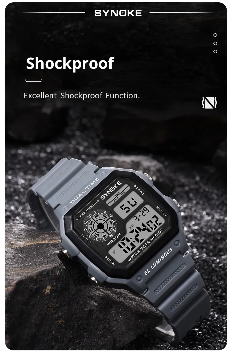 Montre SYNOKE, mise en valeur