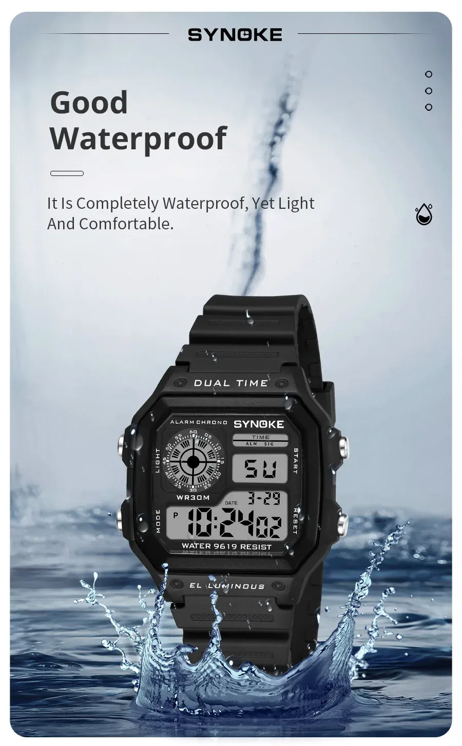 Montre SYNOKE en situation