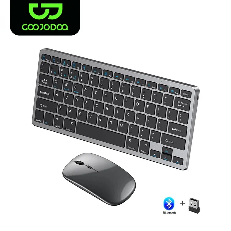 Clavier sans fil Bluetooth 5.0 et 2.4G, mini clavier multimédia pour ordinateur portable, TV, iPad, MacBook et Android