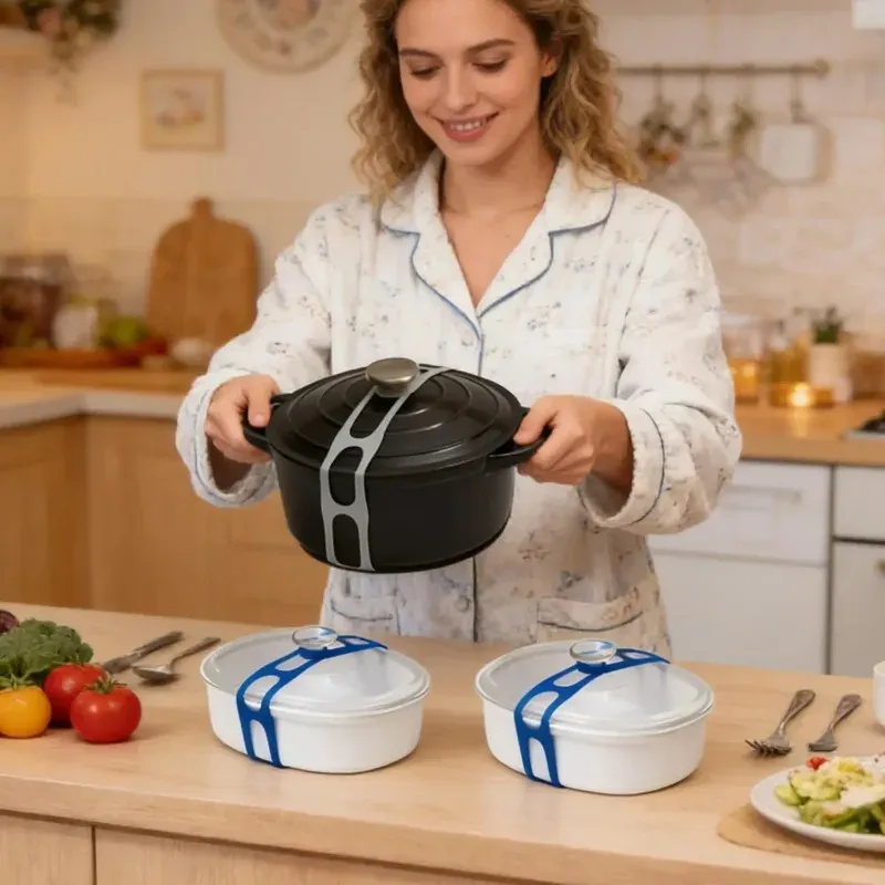 Accessoire silicone pour couvercles de casseroles
