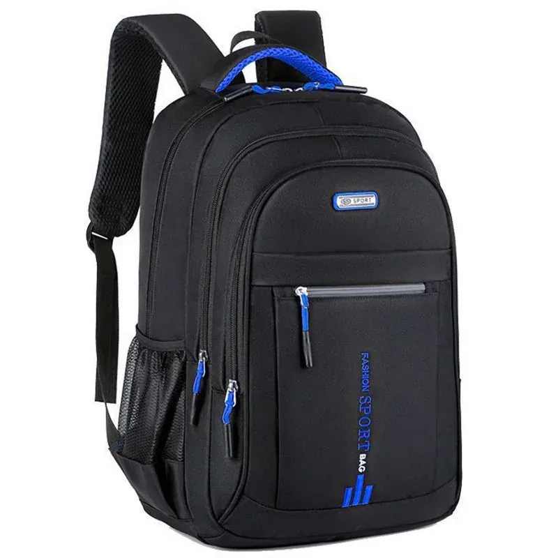 Sac à dos unisexe grande capacité pour ordinateur portable, sac de voyage d'affaires à compartiments multiples et bretelles réglables 8